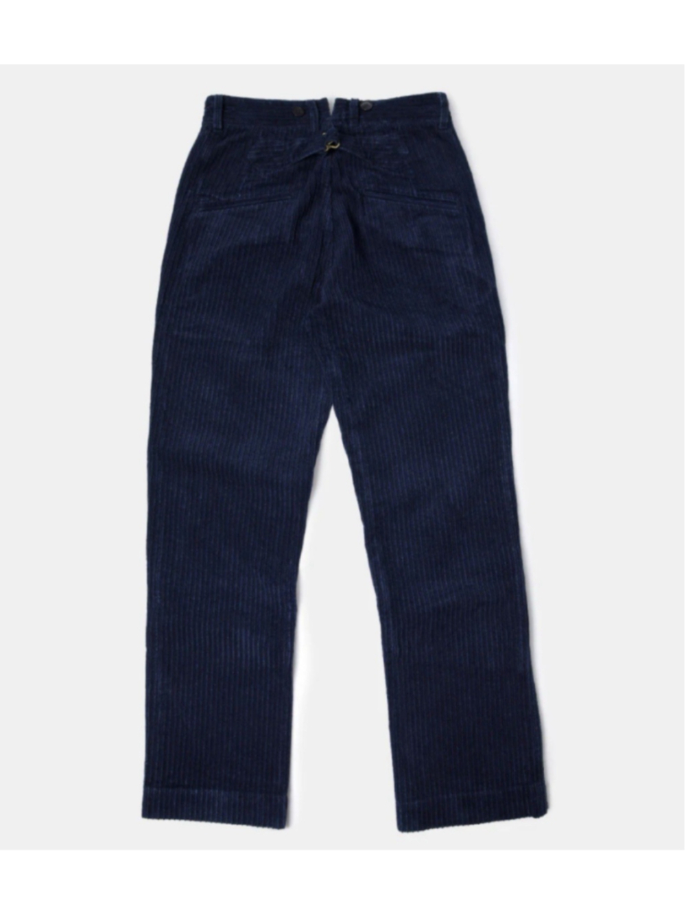 1920s Indigo Corduroy Work Pants Annual Ring M - Picture 4 of 9